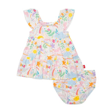 Load image into Gallery viewer, Magnetic Me SUNNY DAY VIBES Tier Dress &amp; Diaper Cover
