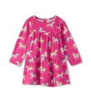 Hatley FOLKSY UNICORNS Gathered Tier Dress