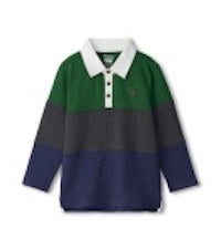 Hatley PREPPY PANELLED Longsleeve Polo Shirt