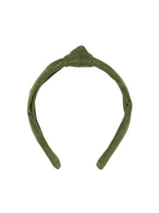 Ruffle Butts DUSTY OLIVE Knotted Headband