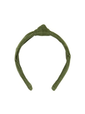 Ruffle Butts DUSTY OLIVE Knotted Headband