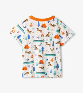 Hatley CAMPING DOGS Henley Shirt