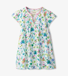 Hatley RAINBOW PLAMS Pocket Puff Dress